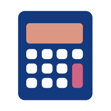 Icon of a calculator
