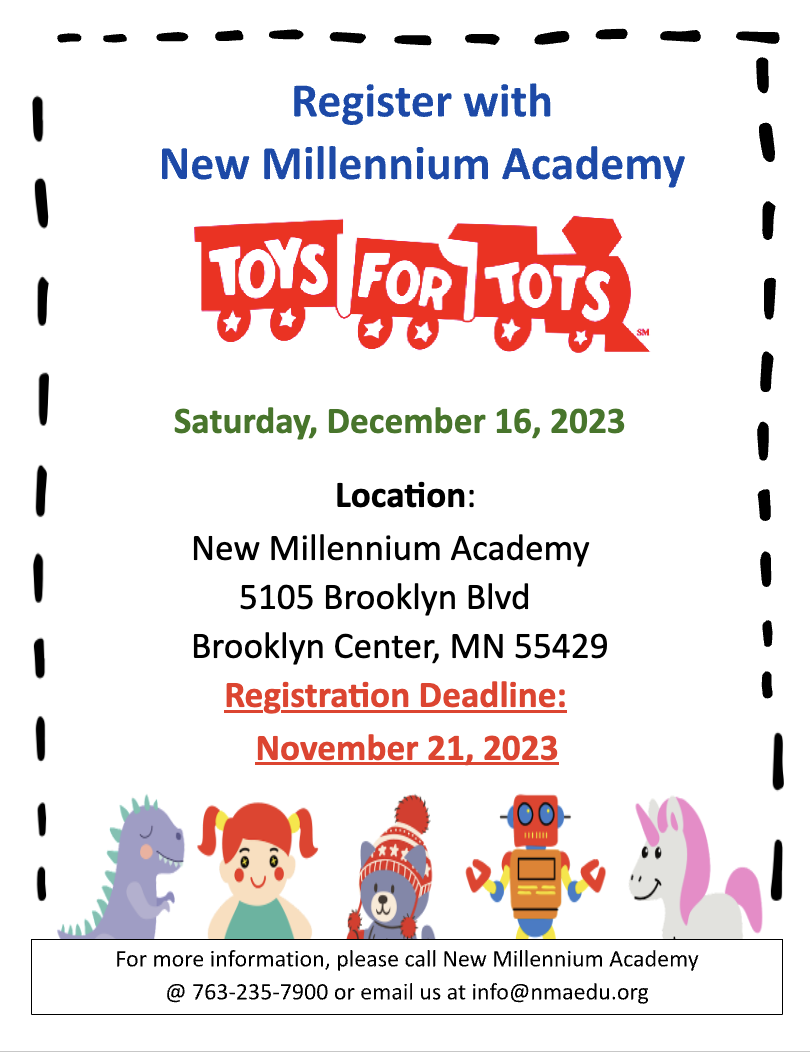 Toys for Tots 2023 New Millennium Academy